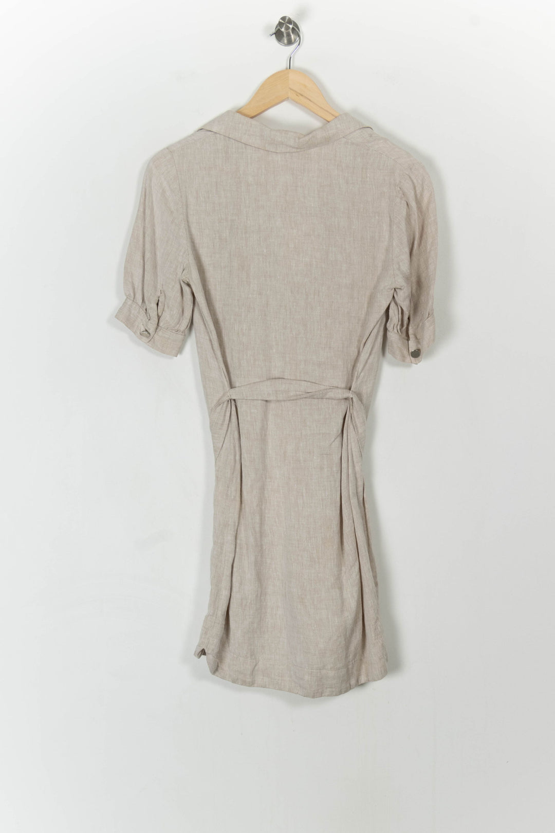 Robe Chemise Beige - Taille S/36 de la marque Claudie Pierlot | PARAD68535 - Vendu par Paradigme - Image 4
