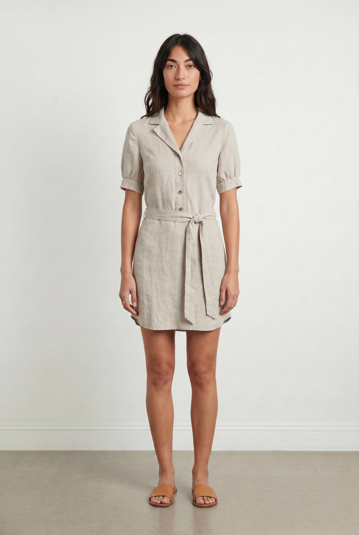 Robe Chemise Beige - Taille S/36 de la marque Claudie Pierlot | PARAD68535 - Vendu par Paradigme - Image 1
