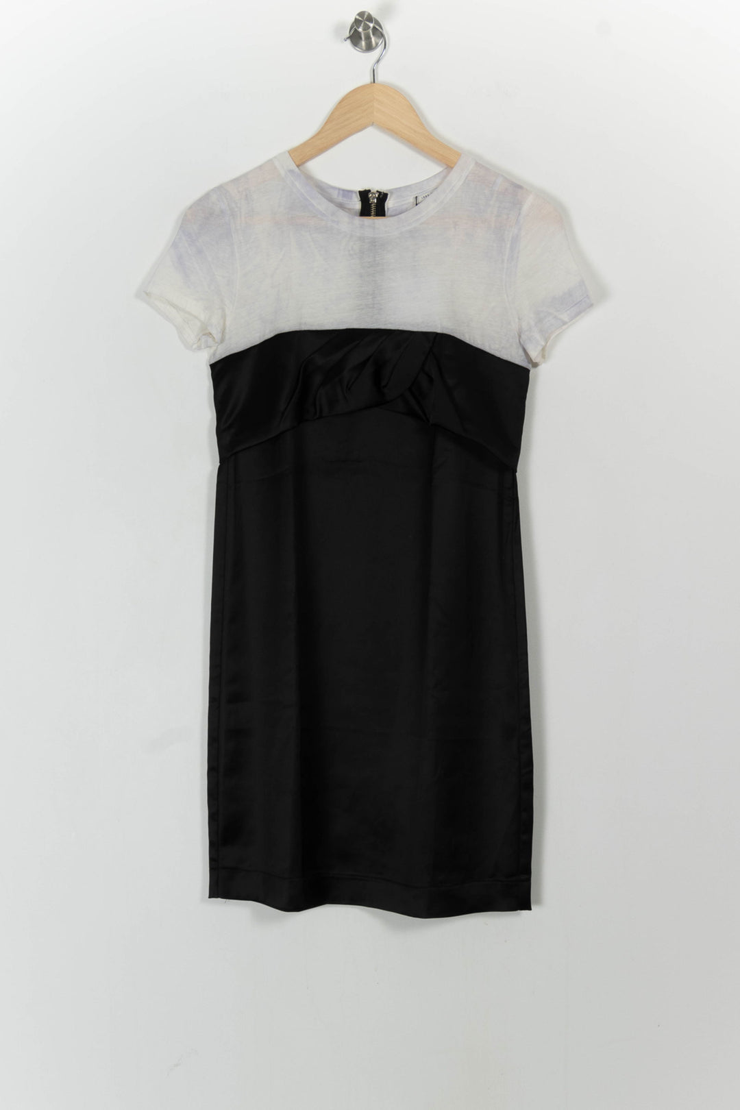 Robe Courte Noire et Blanche - Taille S/36 de la marque IKKS | PARAD68540 - Vendu par Paradigme - Image 2