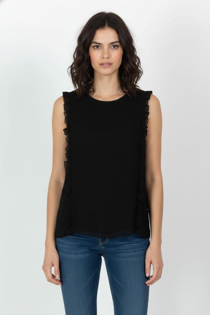 Blouse Noire - Taille S/36 de la marque Claudie Pierlot | PARAD68550 - Vendu par Paradigme - Image 1