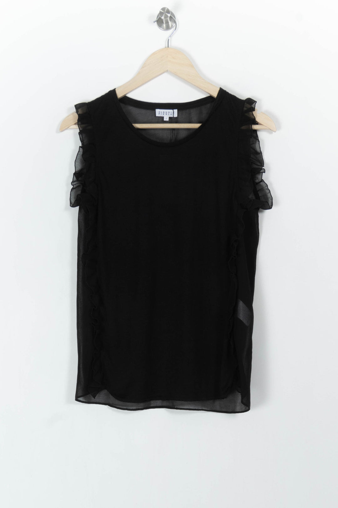Blouse Noire - Taille S/36 de la marque Claudie Pierlot | PARAD68550 - Vendu par Paradigme - Image 2