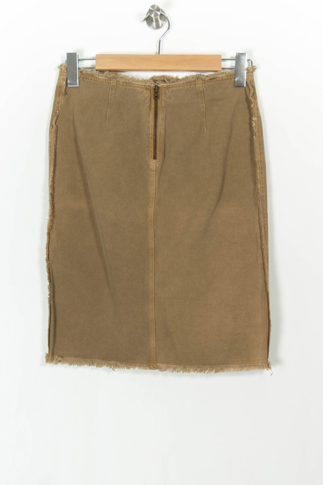 Jupe Droite Beige - Taille S/36 de la marque Vanessa Bruno | PARAD68551 - Vendu par Paradigme - Image 4