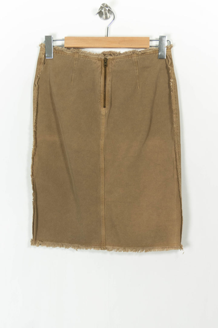 Jupe Droite Beige - Taille S/36 de la marque Vanessa Bruno | PARAD68551 - Vendu par Paradigme - Image 4