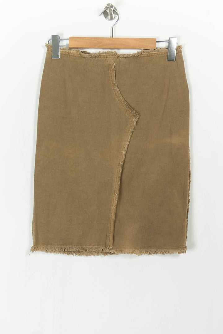 Jupe Droite Beige - Taille S/36 de la marque Vanessa Bruno | PARAD68551 - Vendu par Paradigme - Image 2
