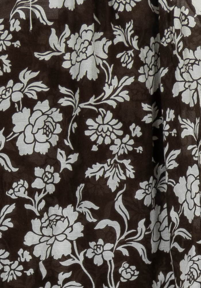 Blouse Sans Manches Marron et Blanche - Taille L/40 de la marque Caroll | PARAD68553 - Vendu par Paradigme - Image 3