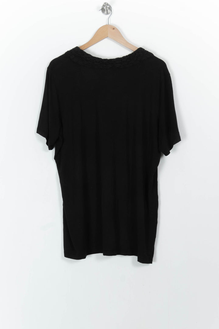 Tunique Noire - Taille XL/42 de la marque Marina Rinaldi | PARAD68561 - Vendu par Paradigme - Image 4
