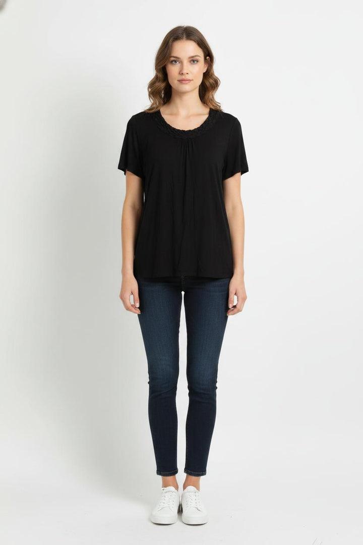 Tunique Noire - Taille XL/42 de la marque Marina Rinaldi | PARAD68561 - Vendu par Paradigme - Image 1