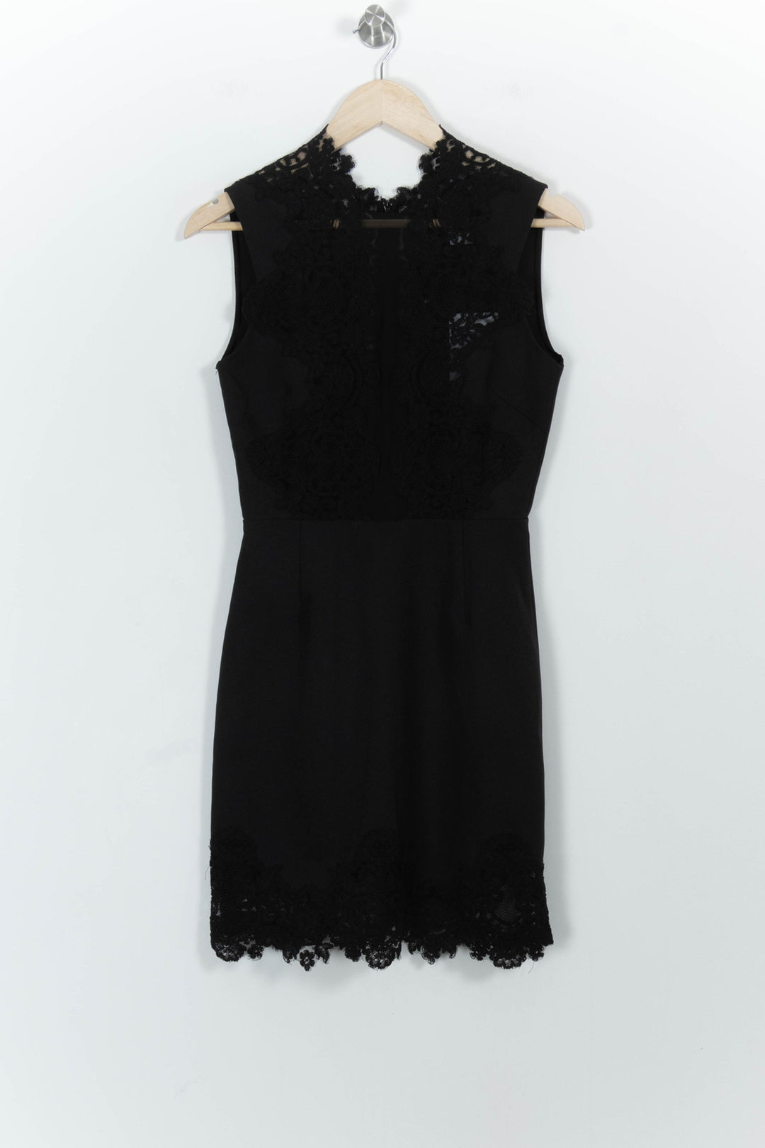 Robe Dentelle Noire - Taille M/38 de la marque Sandro | PARAD68575 - Vendu par Paradigme - Image 4