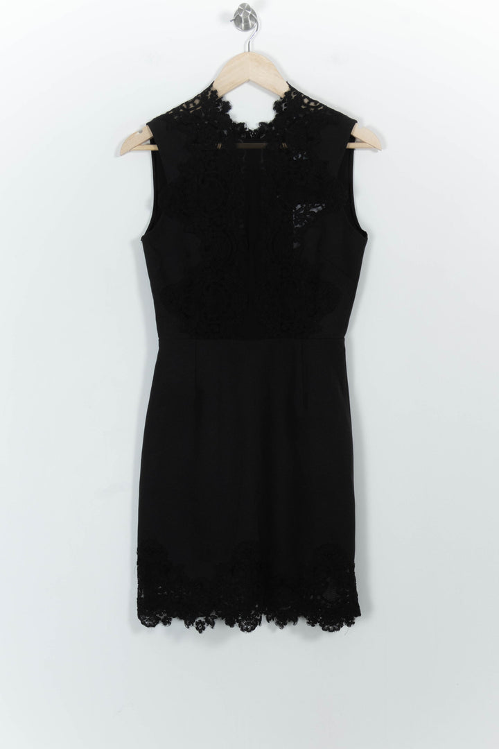 Robe Dentelle Noire - Taille M/38 de la marque Sandro | PARAD68575 - Vendu par Paradigme - Image 4