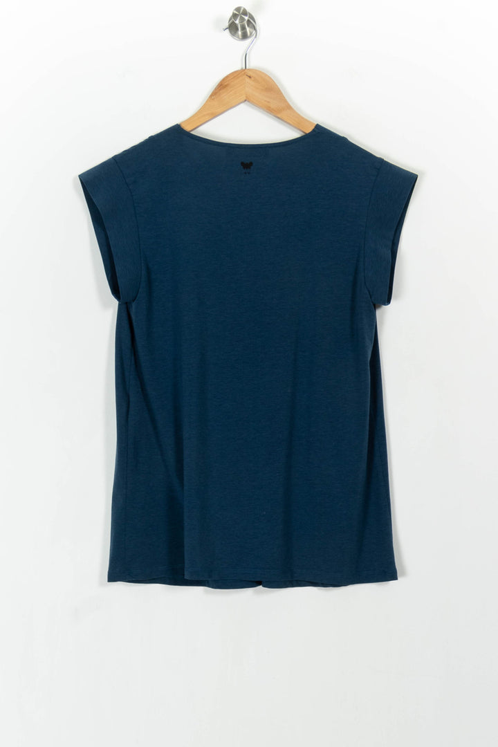 Blouse Bleue - Taille S/36 de la marque Max Mara | PARAD68580 - Vendu par Paradigme - Image 4