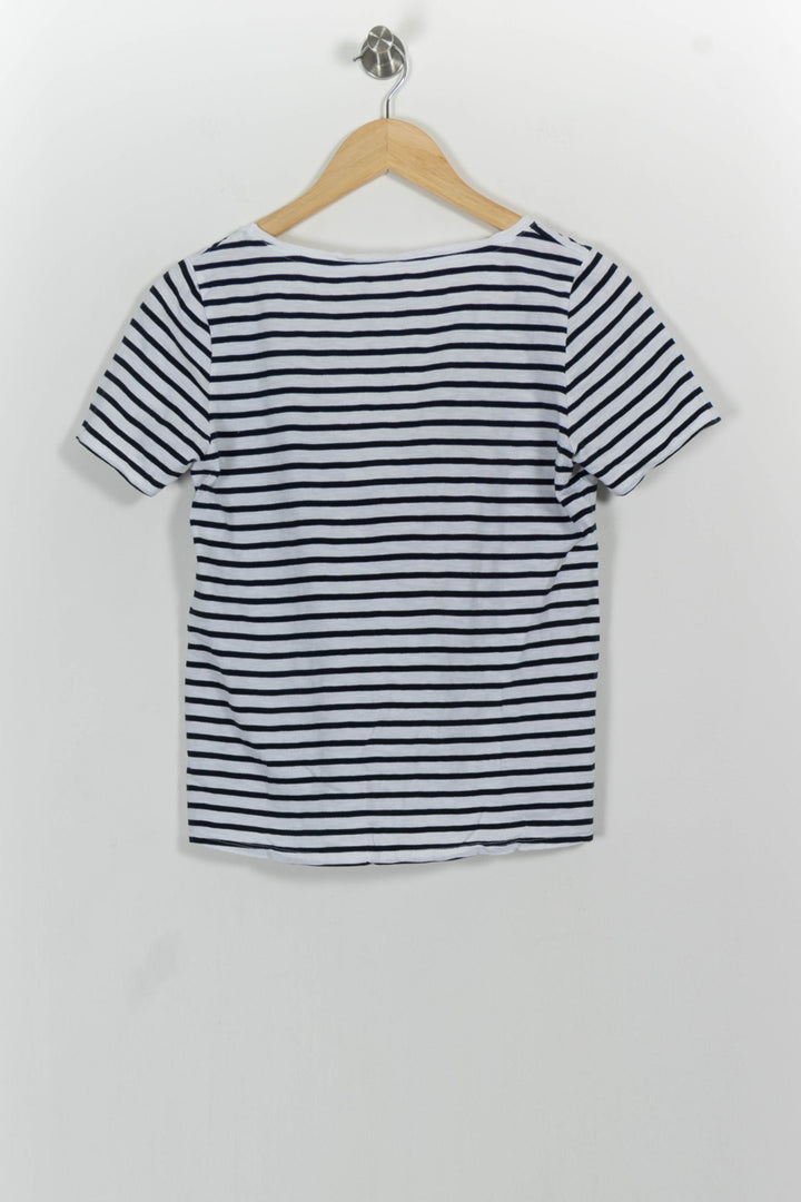 T-shirt Blanc et Noir - Taille S/36 de la marque Sézane | PARAD68583 - Vendu par Paradigme - Image 4