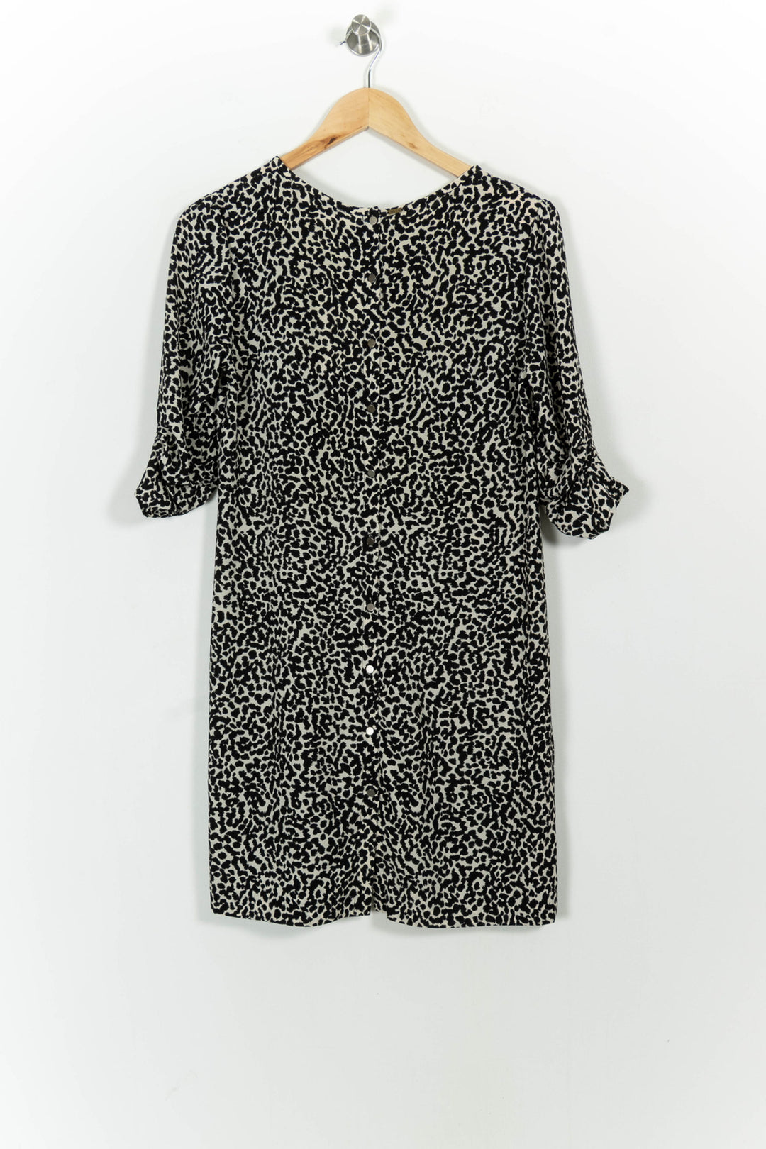 Robe Courte Noire et Blanche - Taille S/36 de la marque IKKS | PARAD68585 - Vendu par Paradigme - Image 4