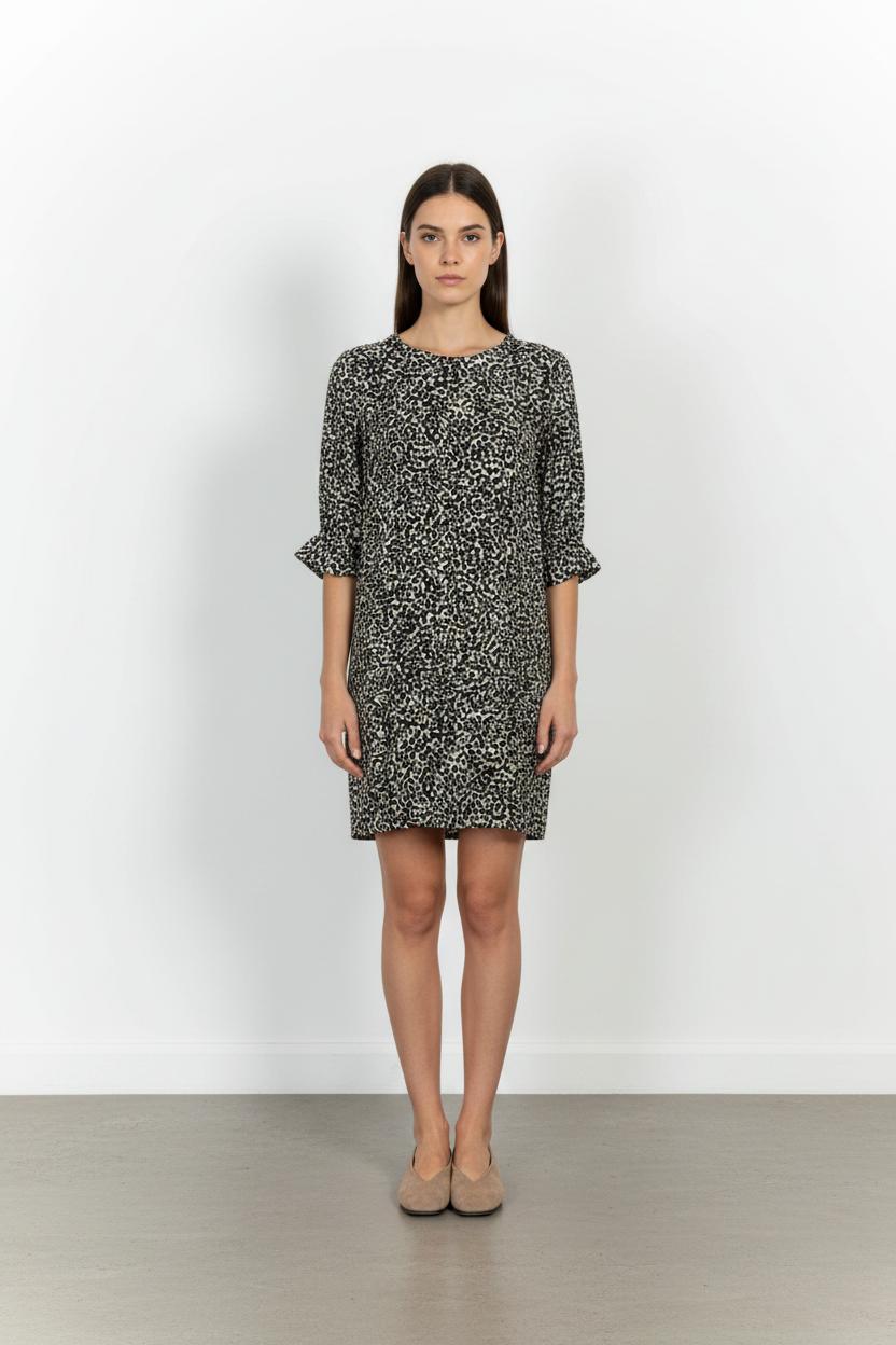 Robe Courte Noire et Blanche - Taille S/36 de la marque IKKS | PARAD68585 - Vendu par Paradigme - Image 1