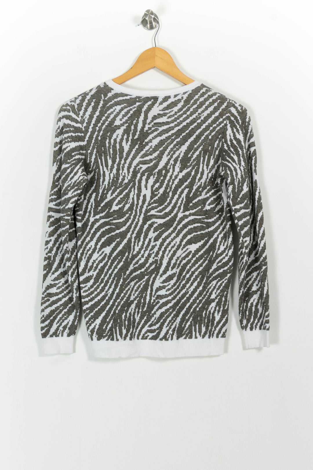 Pull Blanc et Beige - Taille S/36 de la marque IKKS | PARAD68586 - Vendu par Paradigme - Image 4