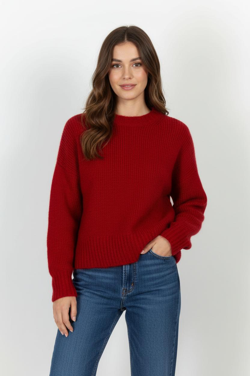Pull Bordeaux - Taille M/38 de la marque Isabel Marant | PARAD68588 - Vendu par Paradigme - Image 1