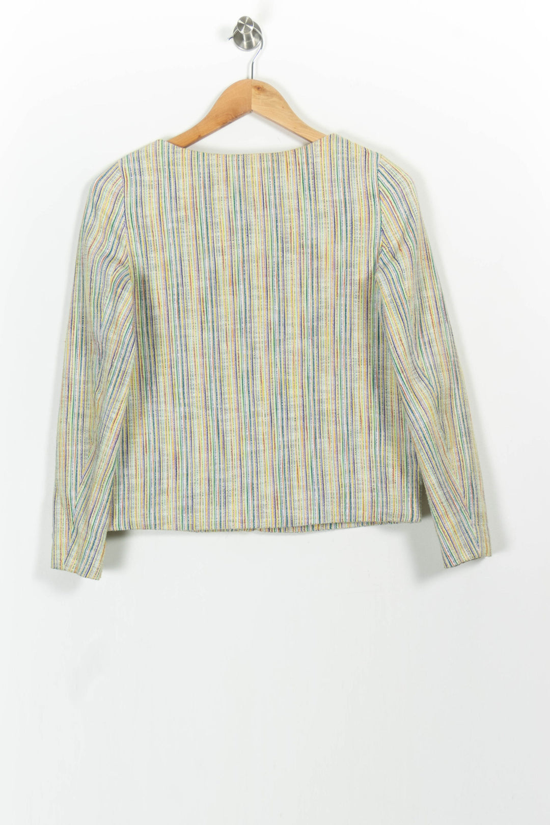 Veste Rayée Jaune et Bleue - Taille XS/34 de la marque ba&sh | PARAD68603 - Vendu par Paradigme - Image 4