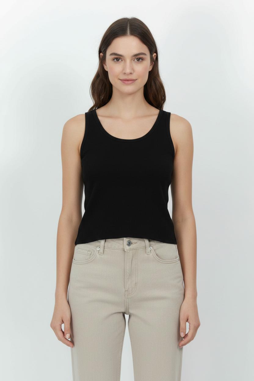 Débardeur Noir - Taille XL/42 de la marque Galeries Lafayette | PARAD68619 - Vendu par Paradigme - Image 1