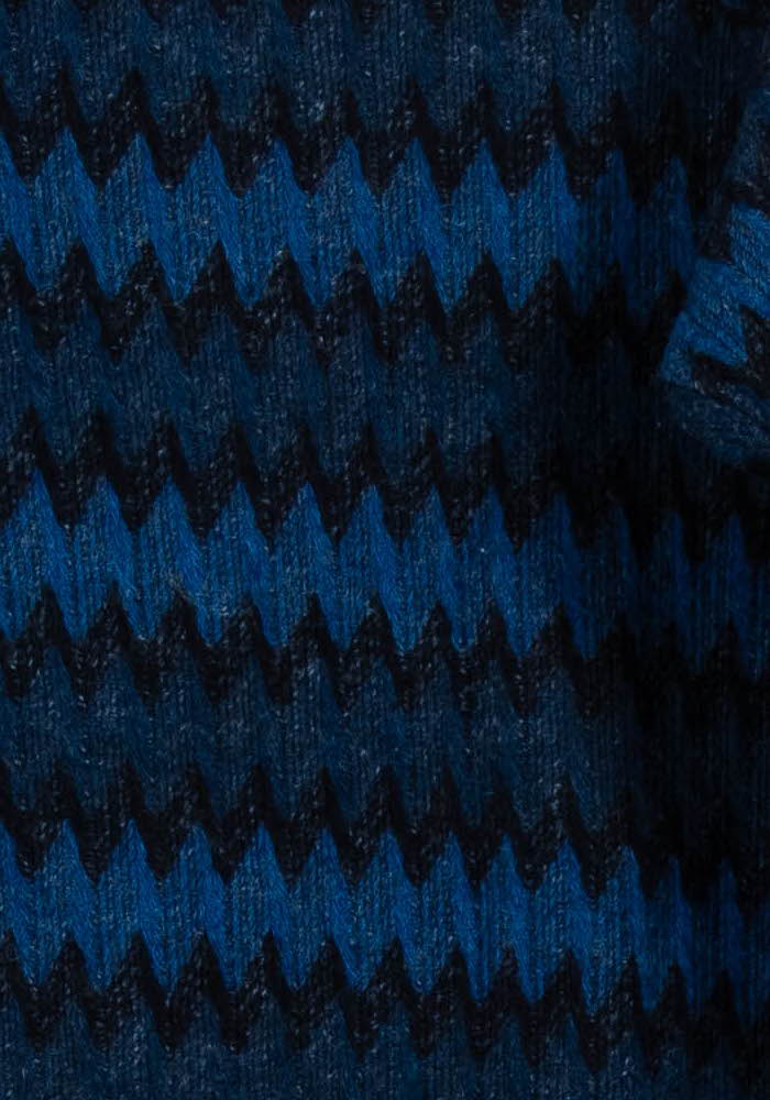 Robe Pull Bleu et Noir - Taille M/38 de la marque Agnès b. | PARAD68623 - Vendu par Paradigme - Image 3