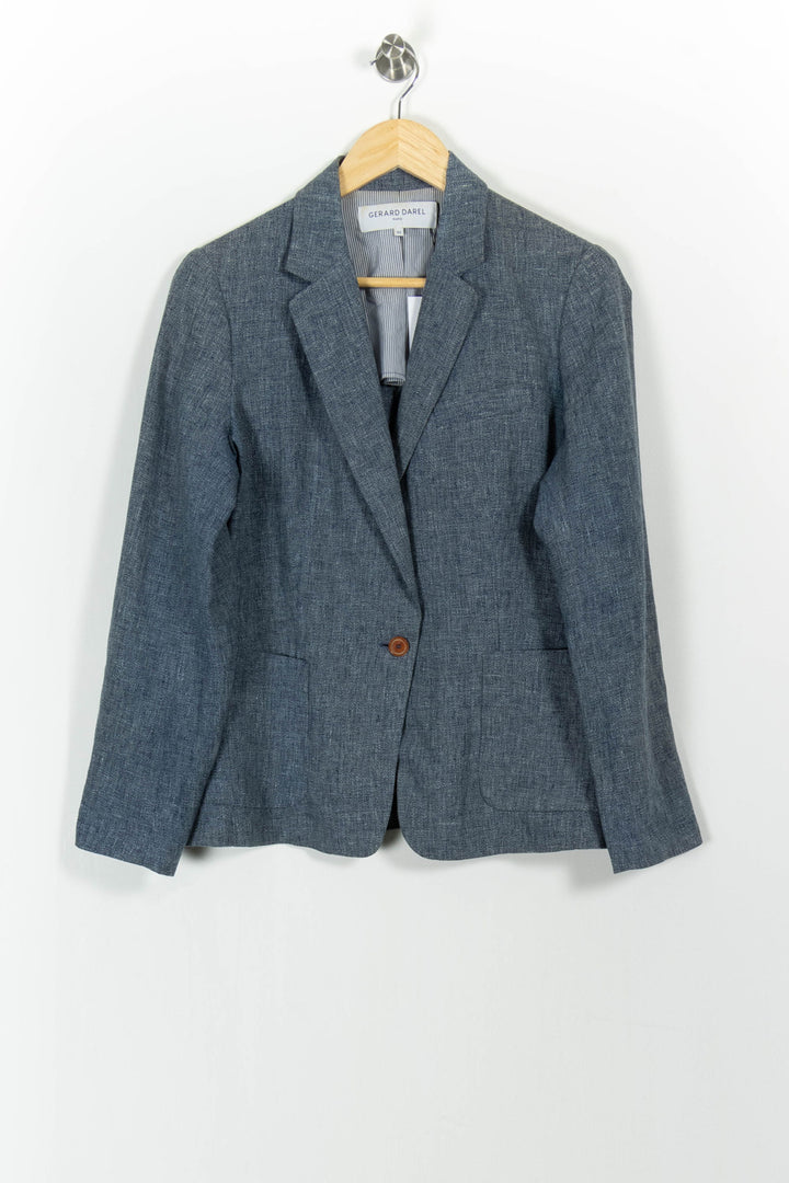 Blazer Bleu - Taille L/40 de la marque Gerard Darel | PARAD68634 - Vendu par Paradigme - Image 2