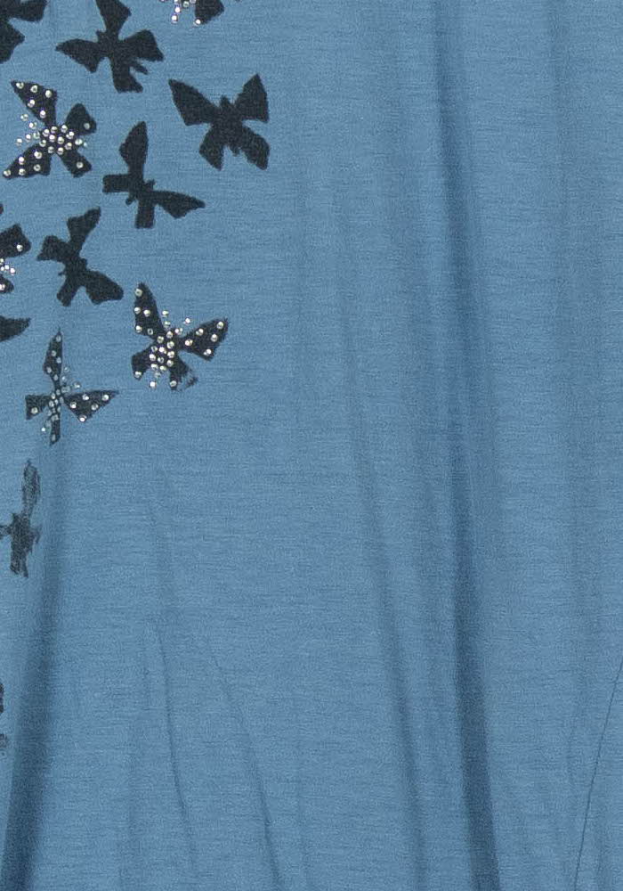 Tee-shirt Bleu - Taille L/40 de la marque Caroll | PARAD68641 - Vendu par Paradigme - Image 3