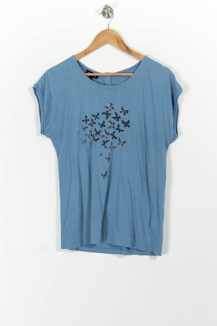Tee-shirt Bleu - Taille L/40 de la marque Caroll | PARAD68641 - Vendu par Paradigme - Image 2