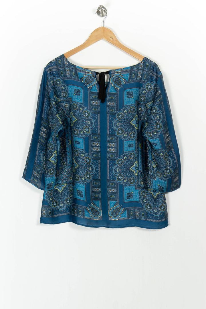 Blouse Bleue - Taille XXL/44 de la marque Maison 123 | PARAD68648 - Vendu par Paradigme - Image 4