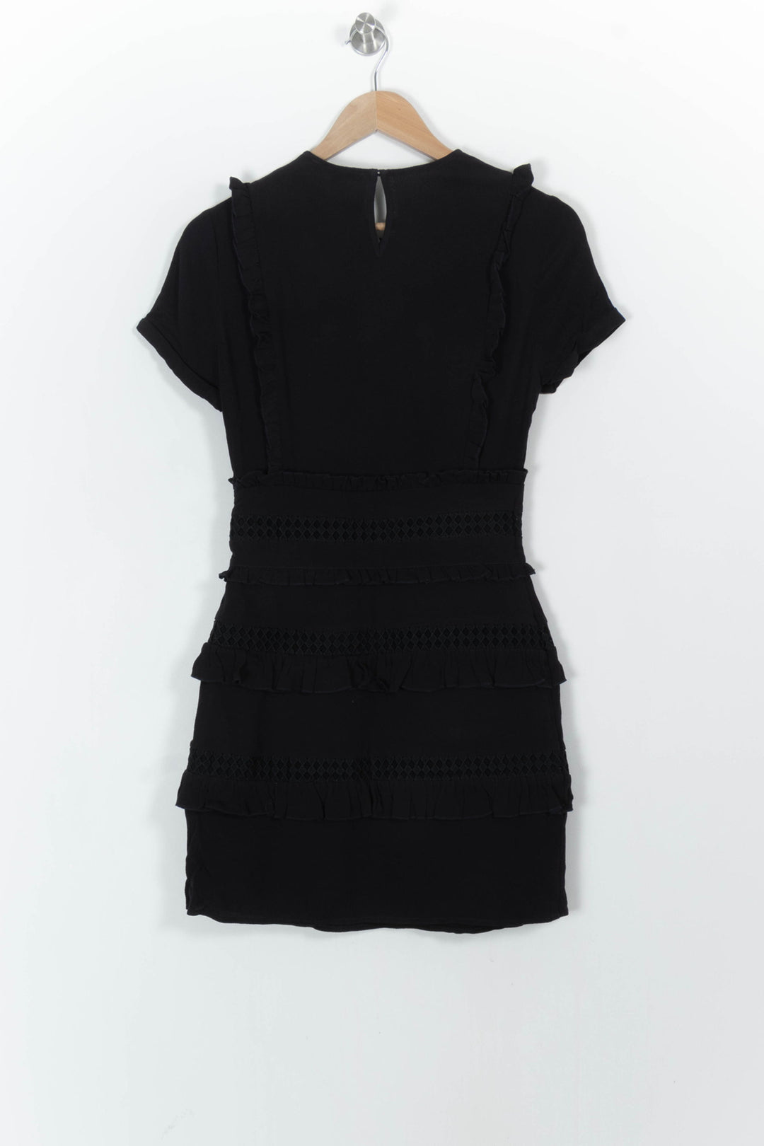 Robe Courte Noire - Taille S/36 de la marque Maje | PARAD68651 - Vendu par Paradigme - Image 4