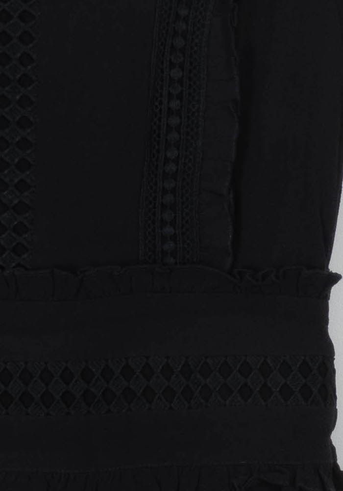 Robe Courte Noire - Taille S/36 de la marque Maje | PARAD68651 - Vendu par Paradigme - Image 3