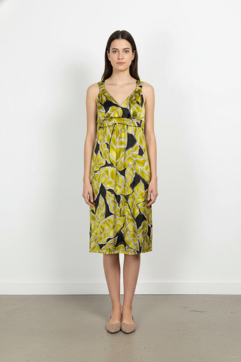 Robe Longue Verte et Noire - Taille S/36 de la marque Maison 123 | PARAD68667 - Vendu par Paradigme - Image 1