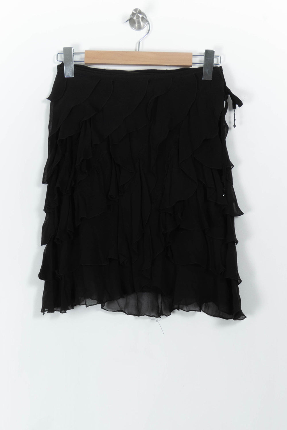Jupe Volantée Noire - Taille S/36 de la marque Derhy | PARAD68671 - Vendu par Paradigme - Image 2
