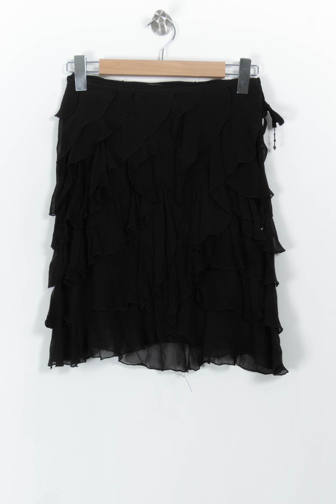 Jupe Volantée Noire - Taille S/36 de la marque Derhy | PARAD68671 - Vendu par Paradigme - Image 2