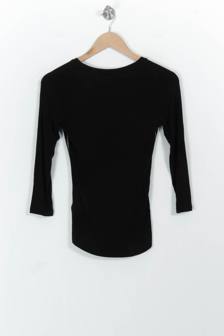 T-shirt Noir - Taille S/36 de la marque Joseph | PARAD68686 - Vendu par Paradigme - Image 4