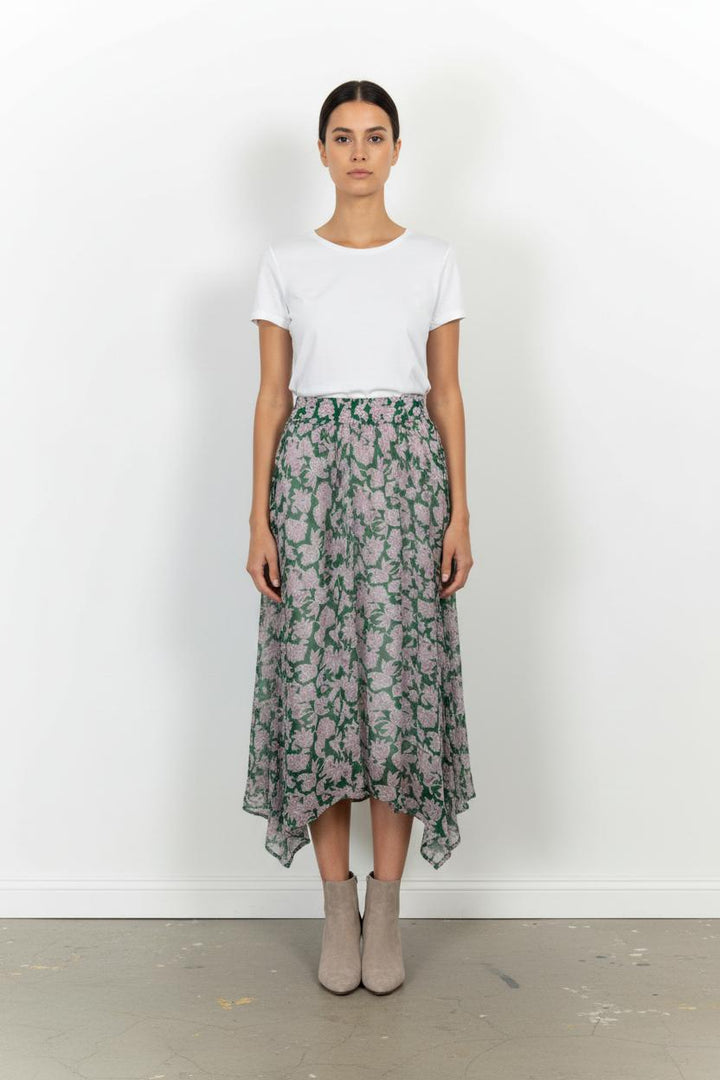 Jupe Longue Verte et Violette - Taille XS/34 de la marque ZAPA | PARAD68689 - Vendu par Paradigme - Image 1