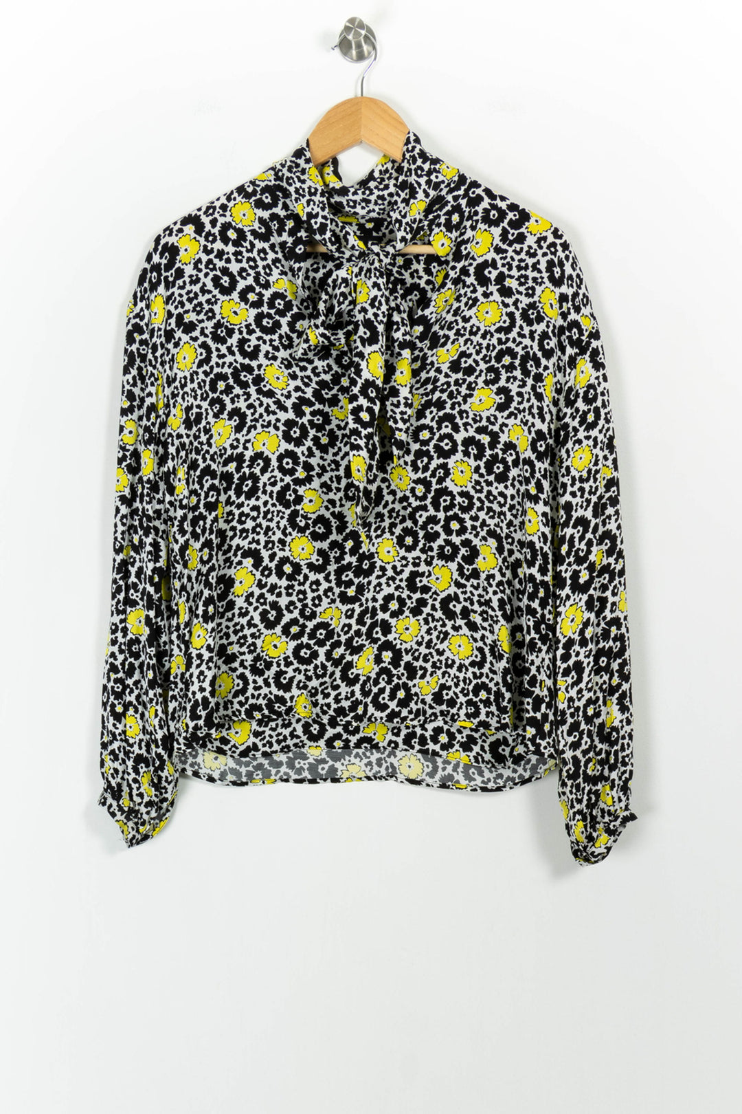 Blouse Noire et Jaune - Taille XS/34 de la marque The Kooples | PARAD68690 - Vendu par Paradigme - Image 2