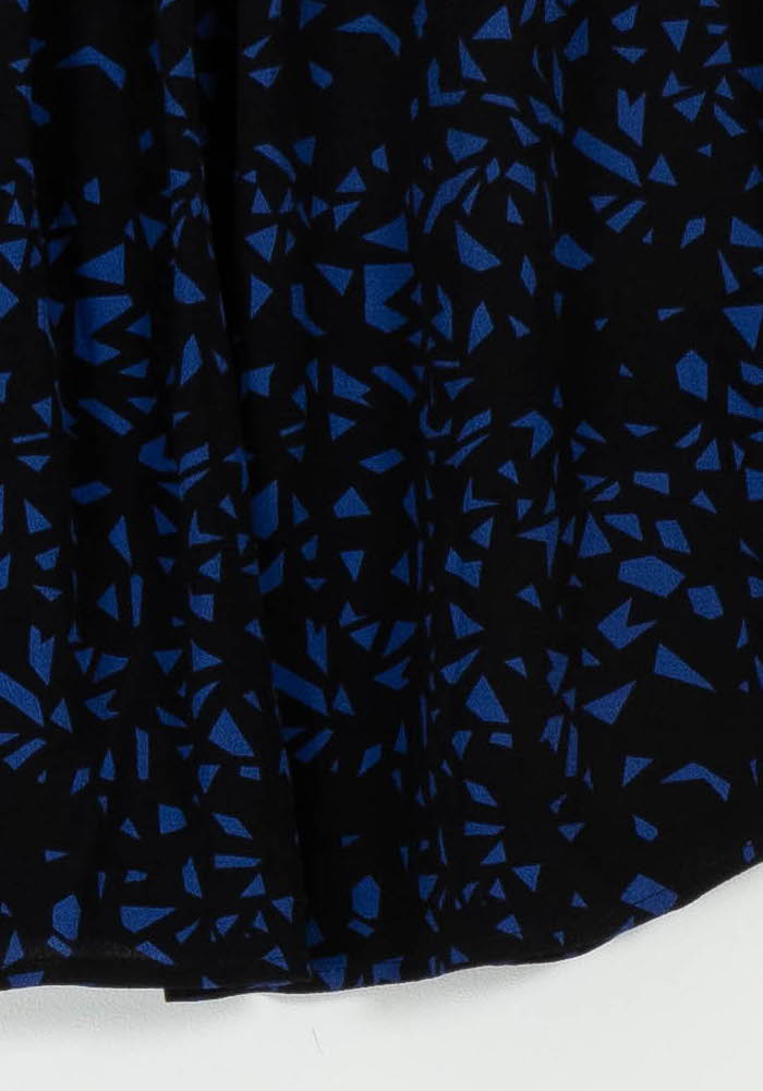 Jupe Courte Noire et Bleue - Taille M/38 de la marque Comptoir des Cotonniers | PARAD68694 - Vendu par Paradigme - Image 3