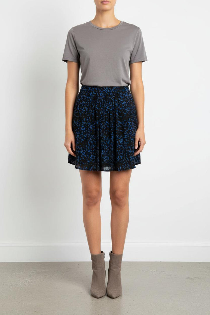 Jupe Courte Noire et Bleue - Taille M/38 de la marque Comptoir des Cotonniers | PARAD68694 - Vendu par Paradigme - Image 1