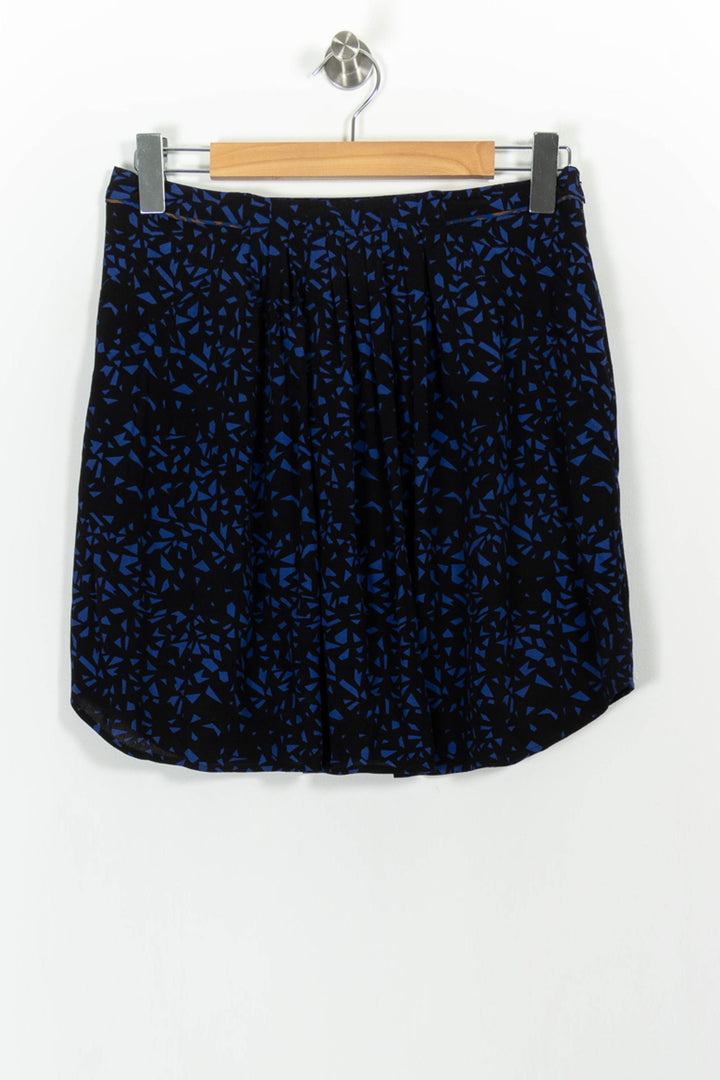 Jupe Courte Noire et Bleue - Taille M/38 de la marque Comptoir des Cotonniers | PARAD68694 - Vendu par Paradigme - Image 2