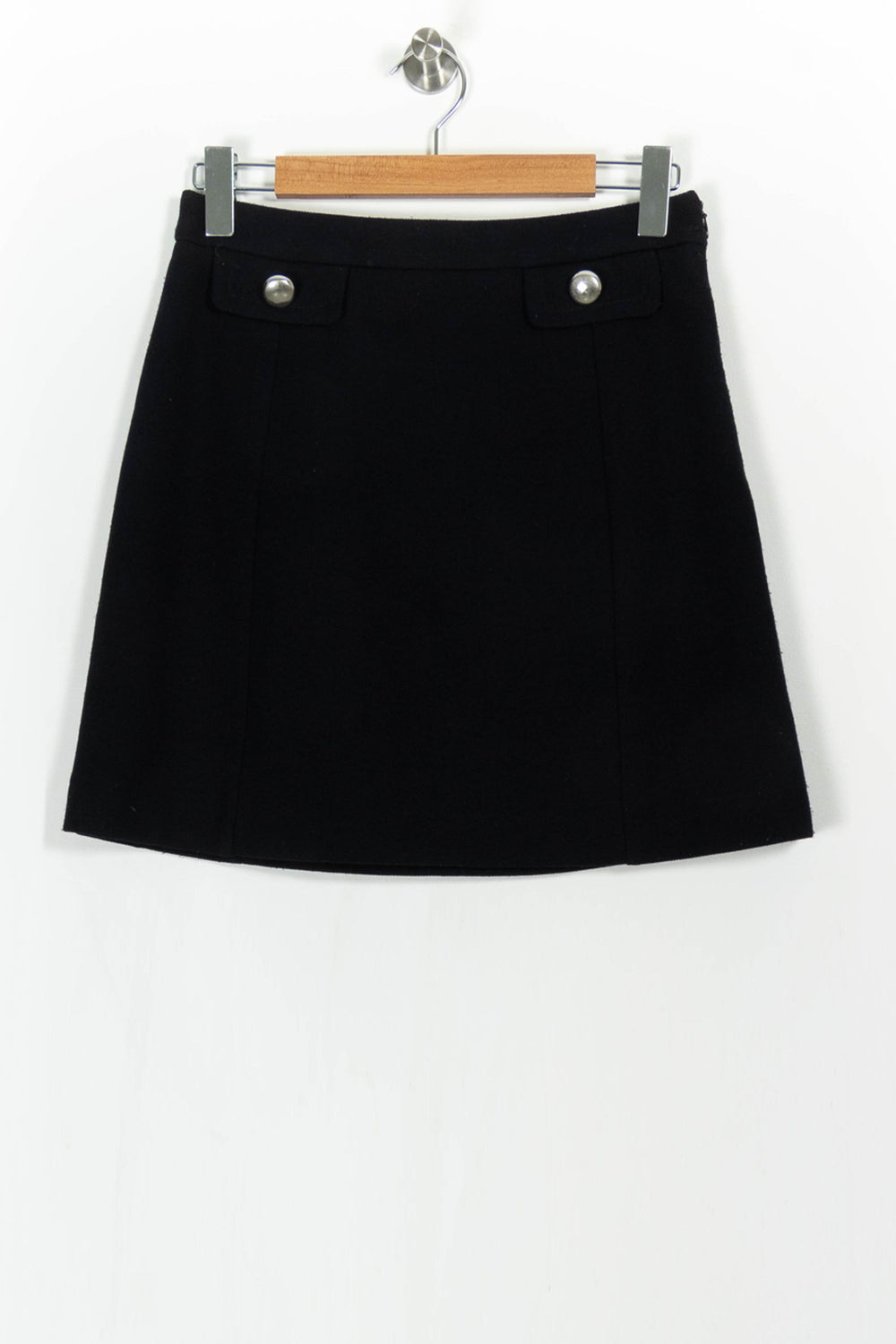 Jupe Courte Noire - Taille M/38 de la marque Claudie Pierlot | PARAD68698 - Vendu par Paradigme - Image 2