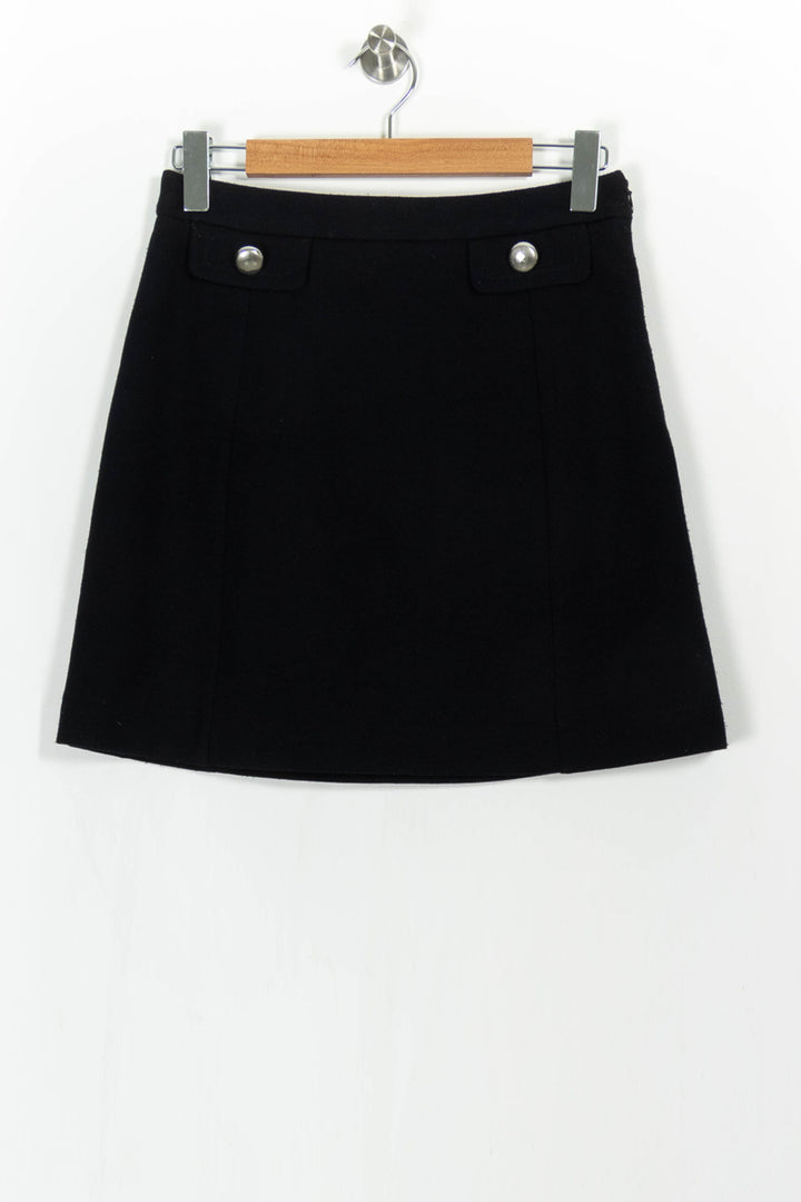 Jupe Courte Noire - Taille M/38 de la marque Claudie Pierlot | PARAD68698 - Vendu par Paradigme - Image 2