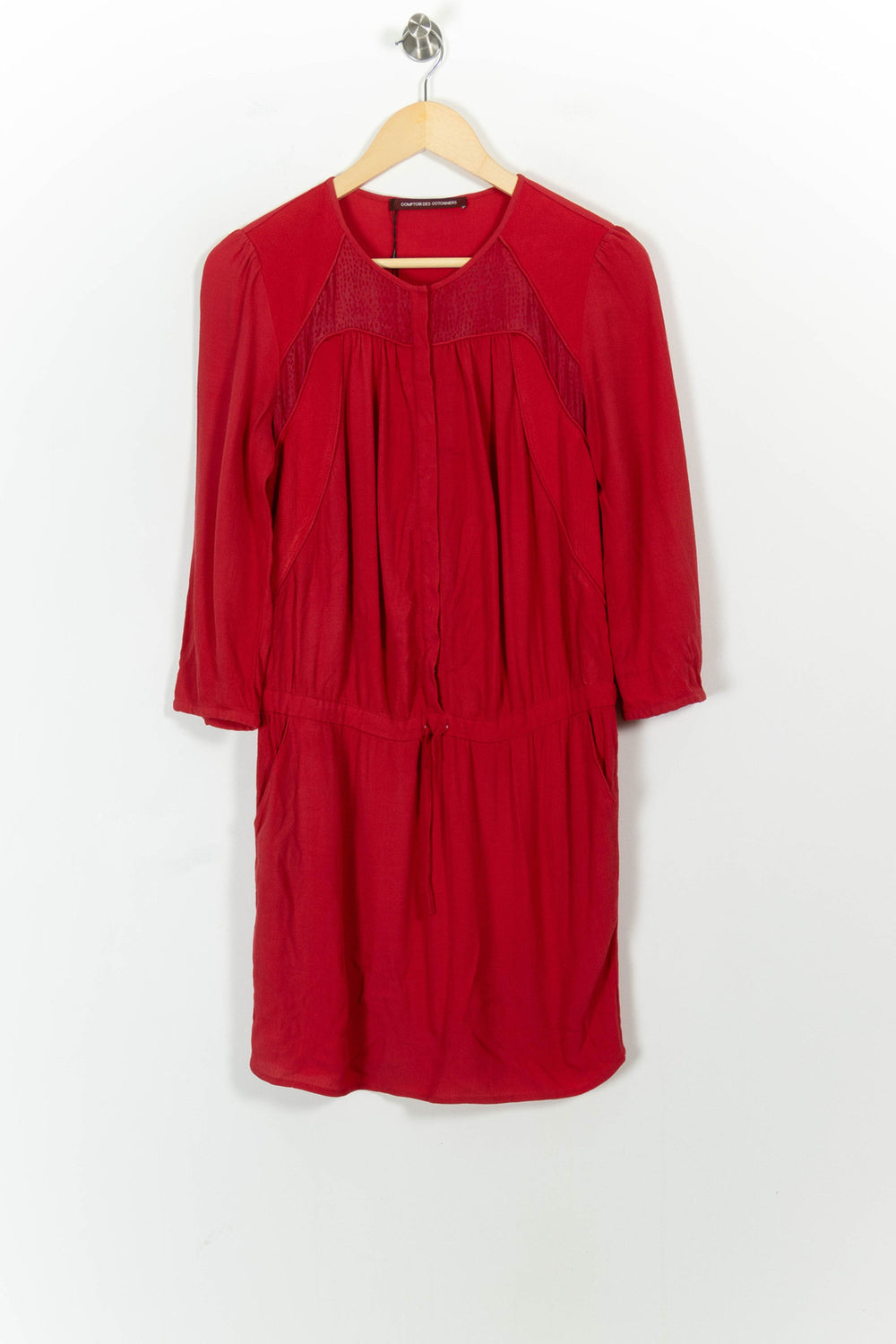 Robe Courte Rouge - Taille M/38 de la marque Comptoir des Cotonniers | PARAD68701 - Vendu par Paradigme - Image 2