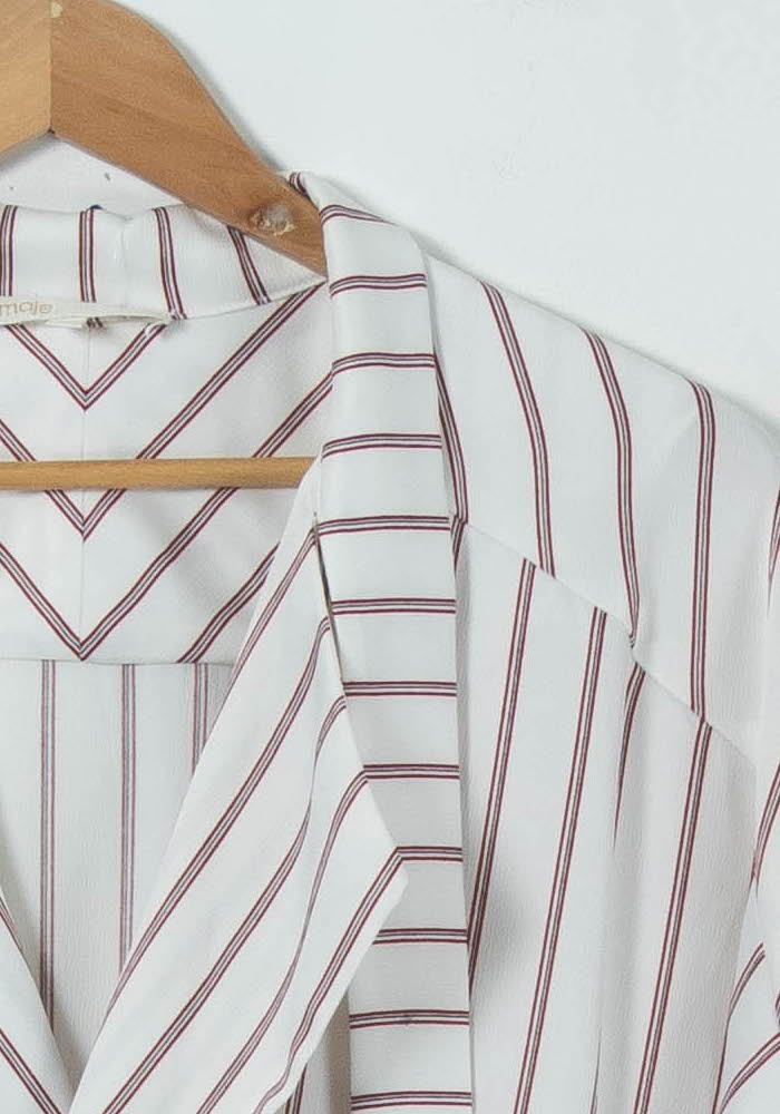 Combinaison Blanche et Rayée - Taille L/40 de la marque Maje | PARAD68703 - Vendu par Paradigme - Image 3