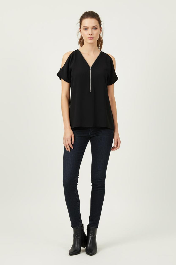 Blouse Noire - Taille XXL/44 de la marque The Kooples | PARAD68706 - Vendu par Paradigme - Image 1