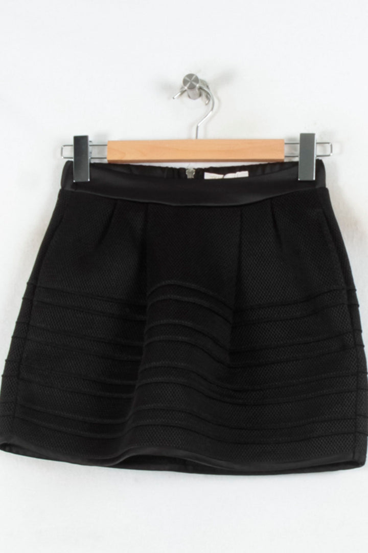 Jupe Courte Noire - Taille M/38 de la marque Maje | PARAD68714 - Vendu par Paradigme - Image 2