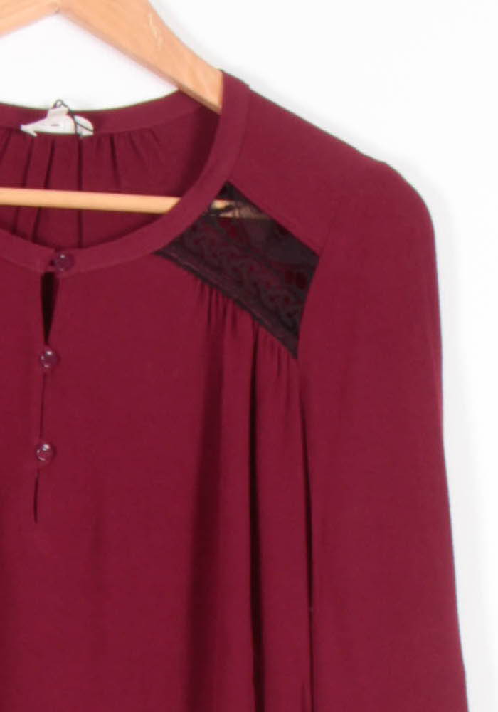 Blouse Rouge - Taille XS/34 de la marque Pablo | PARAD68715 - Vendu par Paradigme - Image 3