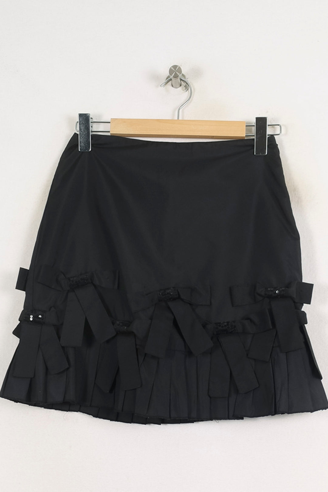 Jupe Plissée Noire - Taille S/36 de la marque Derhy | PARAD68737 - Vendu par Paradigme - Image 2