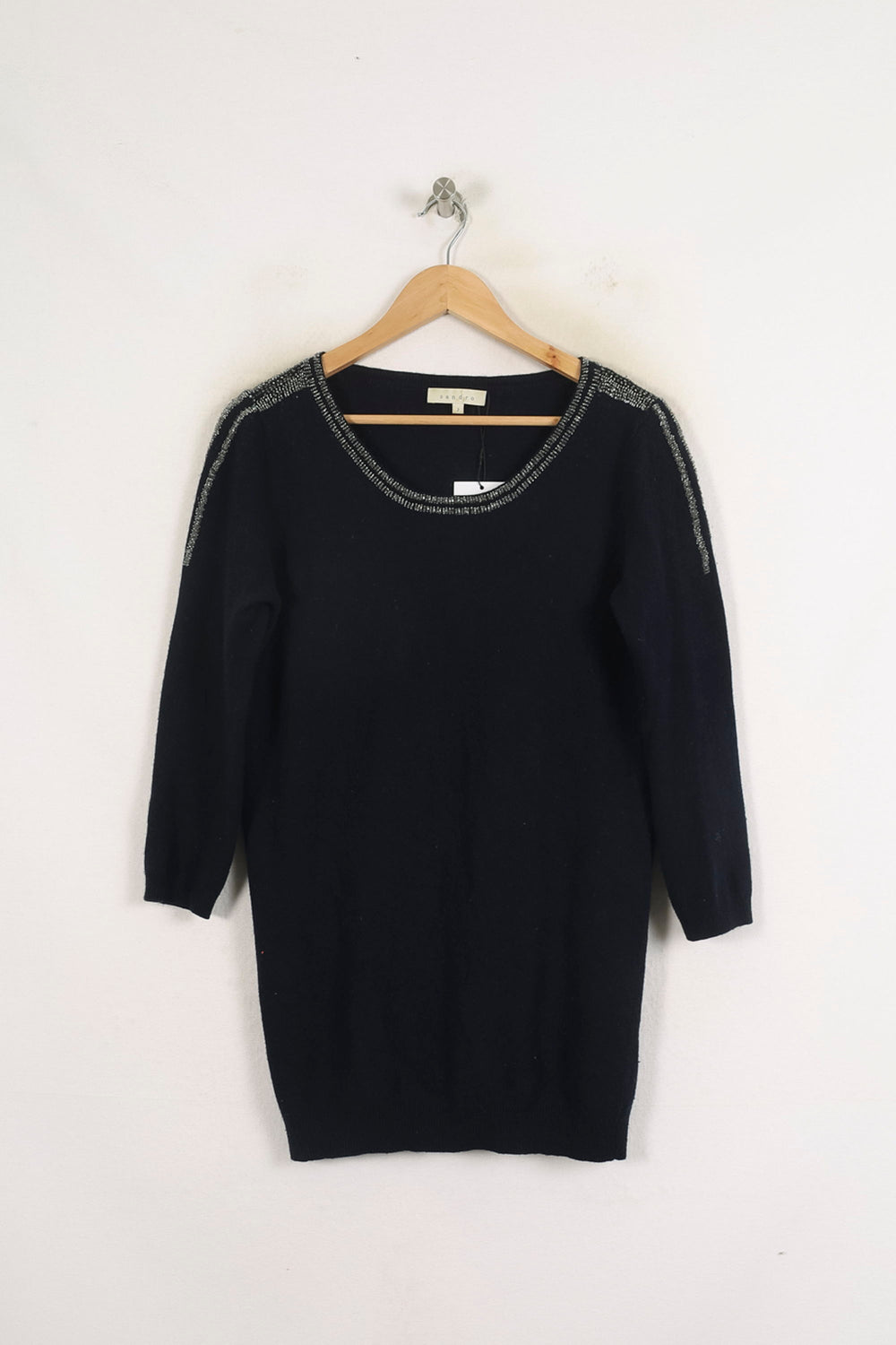 Pull Bleu - Taille M/38 de la marque Sandro | PARAD68741 - Vendu par Paradigme - Image 2