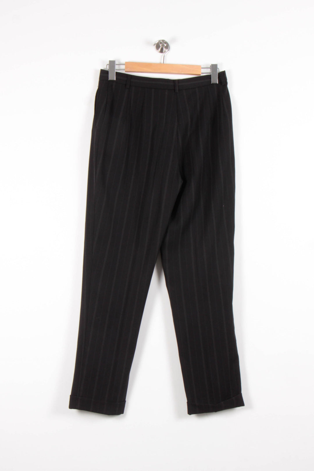 Pantalon À Rayures Noir - Taille XXL/44 de la marque Caroll | PARAD68759 - Vendu par Paradigme - Image 4
