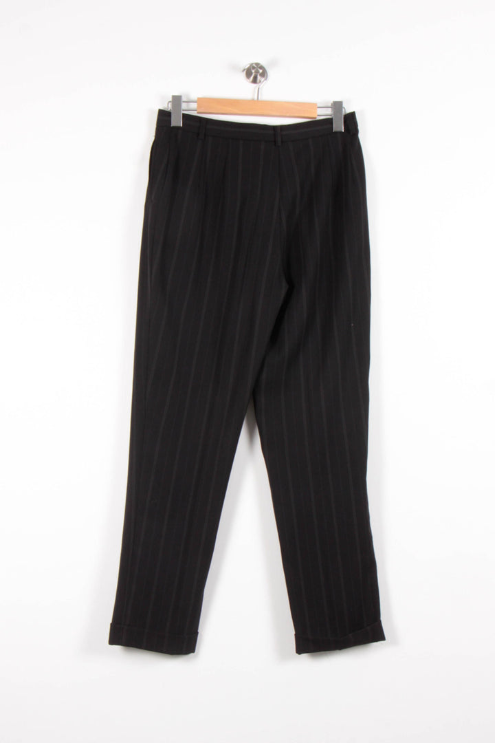 Pantalon À Rayures Noir - Taille XXL/44 de la marque Caroll | PARAD68759 - Vendu par Paradigme - Image 4