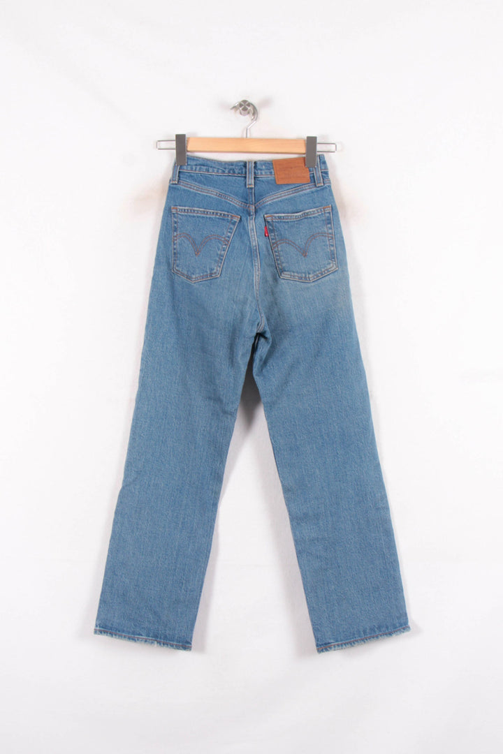 Jean Droit Bleu - Taille XS/34 de la marque Levi's | PARAD68764 - Vendu par Paradigme - Image 4
