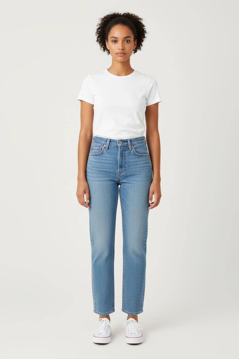 Jean Droit Bleu - Taille XS/34 de la marque Levi's | PARAD68764 - Vendu par Paradigme - Image 1